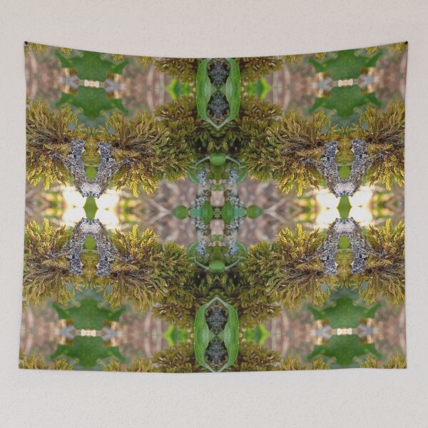 Item preview, Moss resting on its branch, mirror photo designed and sold by lyloubeaupere.