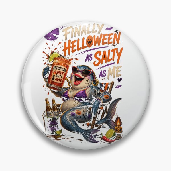 Item preview, Finally Someone As Salty As Me – Halloween Sardine designed and sold by Cardio Boutique.