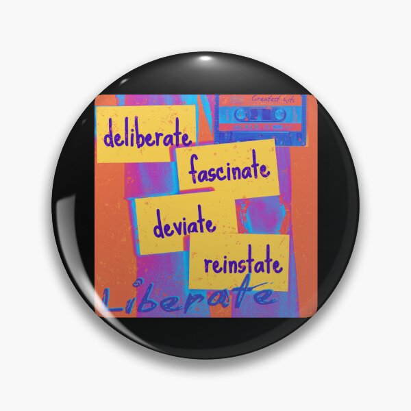 Item preview, INXS Mediate Liberate - Kick Album Lyrics Minimalist Art designed and sold by pulse_retail.