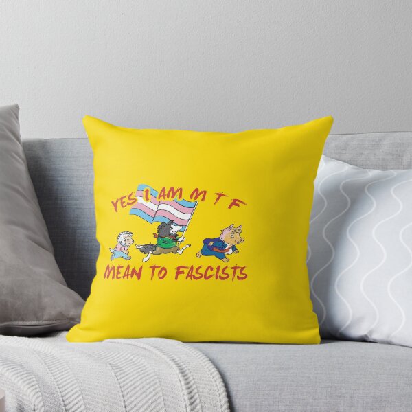 Item preview, yes i am mtf. mean to fascists (queer) designed and sold by remerasnerdas.