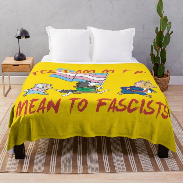 Item preview, yes i am mtf. mean to fascists (queer) designed and sold by remerasnerdas.