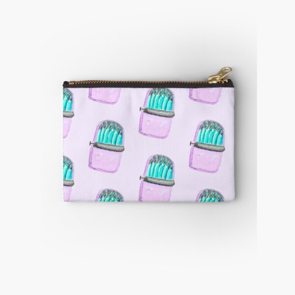 Item preview, Teal Blue Purple Sardines in Tin - oil designed and sold by Ingrid Poole.