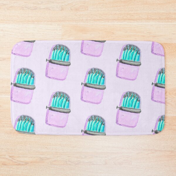 Item preview, Teal Blue Purple Sardines in Tin - oil designed and sold by Ingrid Poole.