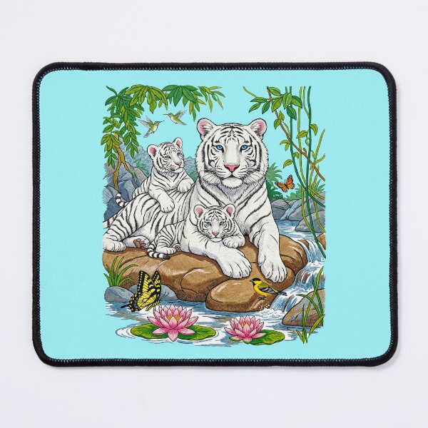 Item preview, White Tiger Family Bamboo designed and sold by TeeARTHY.