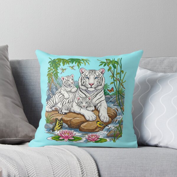 Item preview, White Tiger Family Bamboo designed and sold by TeeARTHY.