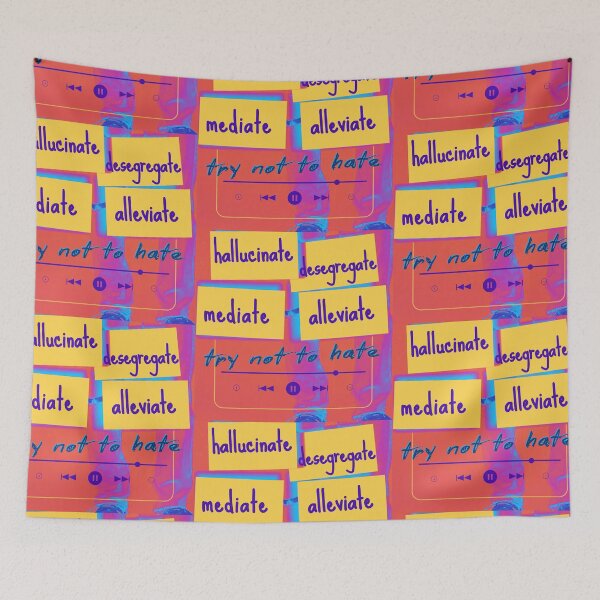 Item preview, INXS Mediate Try Not To Hate - Kick Album Lyrics Art designed and sold by pulse_retail.
