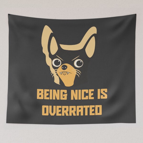 Item preview, Being Nice is Overrated Illustration designed and sold by beboplab.