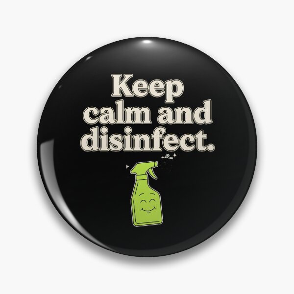 Item preview, Keep Calm Disinfect designed and sold by Brain Fog Lab.