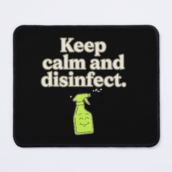 Item preview, Keep Calm Disinfect designed and sold by Brain Fog Lab.