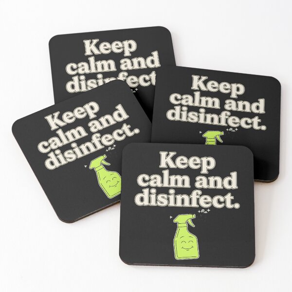 Item preview, Keep Calm Disinfect designed and sold by Brain Fog Lab.