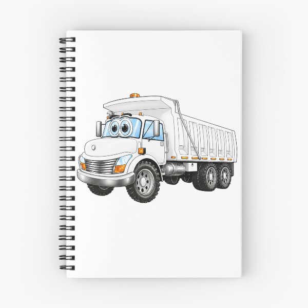 Item preview, White Dump Truck Cartoon designed and sold by Scott Hayes.