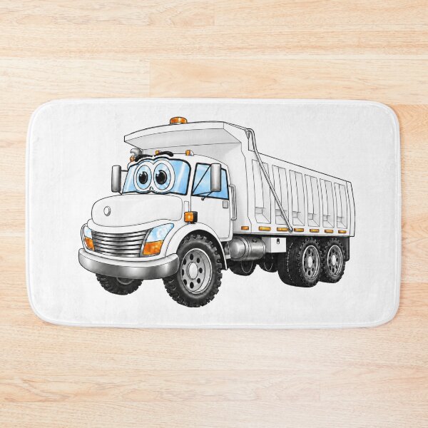 Item preview, White Dump Truck Cartoon designed and sold by Scott Hayes.
