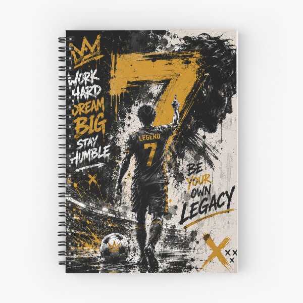 Item preview, Work Hard Dream Big Football designed and sold by LegendCourt.