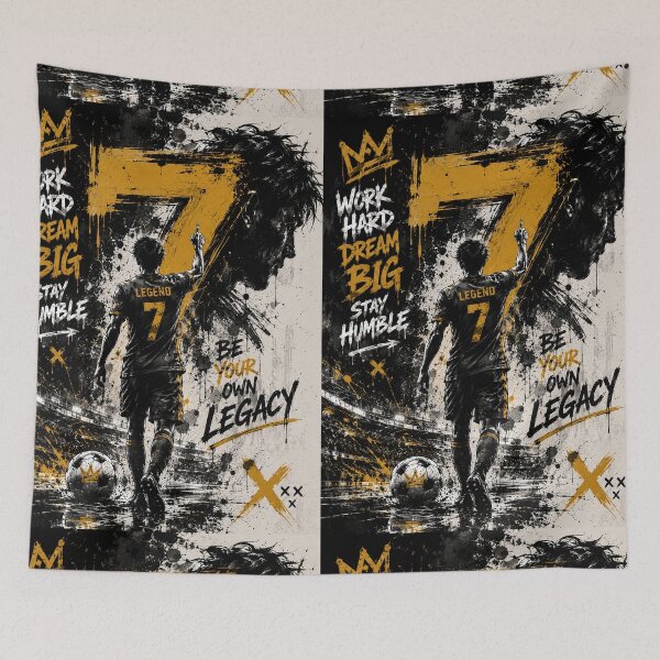 Item preview, Work Hard Dream Big Football designed and sold by LegendCourt.