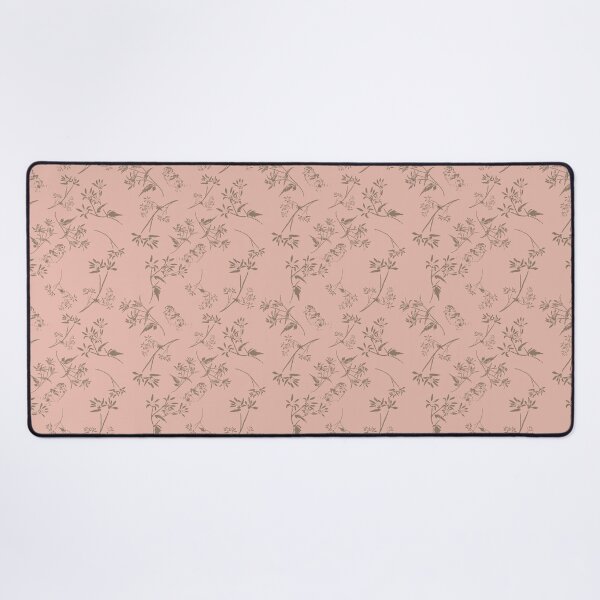Item preview, Vintage Drifting Otter - Pink Toile Floral Pattern designed and sold by sheseddit.