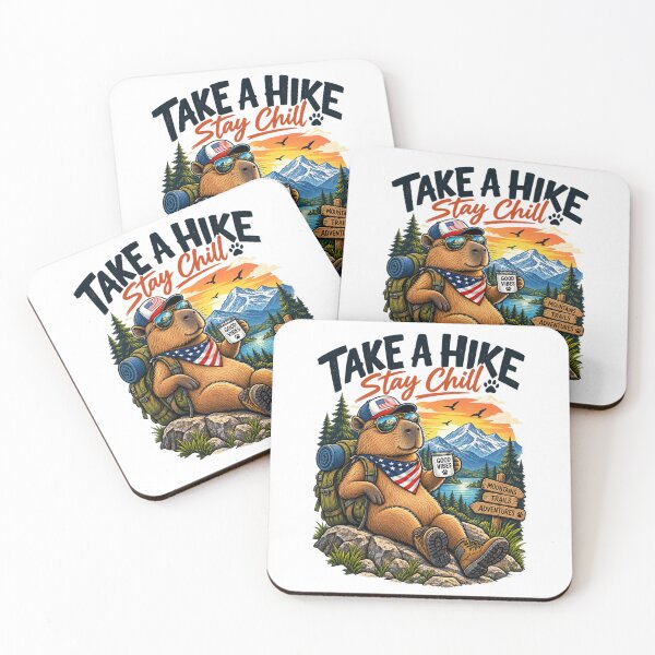 Item preview, Take a Hike Capybara – Funny Hiking & Outdoor Adventure Design designed and sold by HubCreates.