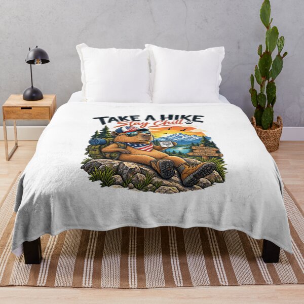 Item preview, Take a Hike Capybara – Funny Hiking & Outdoor Adventure Design designed and sold by HubCreates.