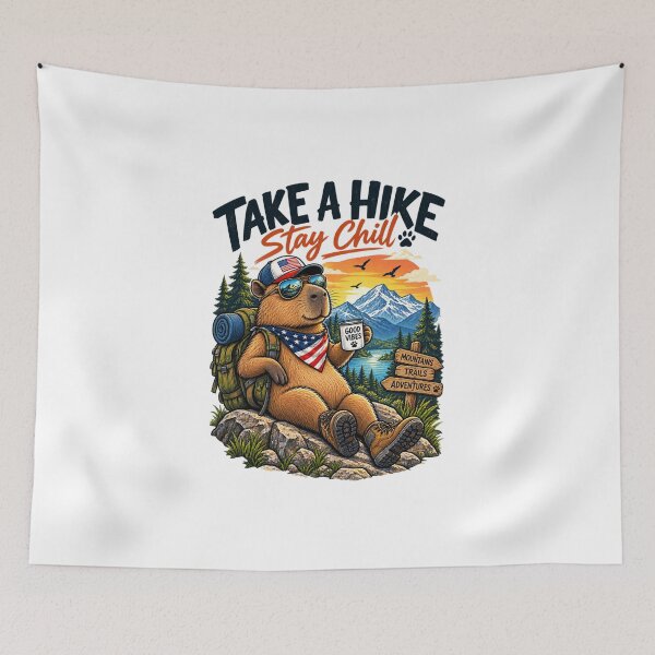 Item preview, Take a Hike Capybara – Funny Hiking & Outdoor Adventure Design designed and sold by HubCreates.