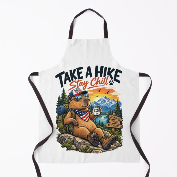 Item preview, Take a Hike Capybara – Funny Hiking & Outdoor Adventure Design designed and sold by HubCreates.