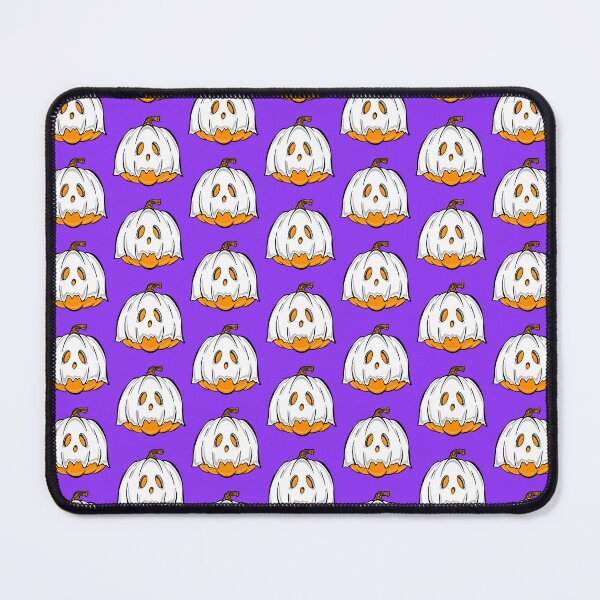 Item preview, Orange Pumpkin Ghost With purple background designed and sold by missmann.