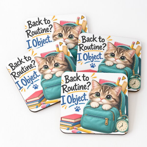 Item preview, Back to Routine? I Object. designed and sold by HoMya.