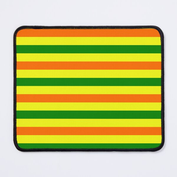 Item preview, Orange And Green Stripes Design Yellow designed and sold by PatternTitan.