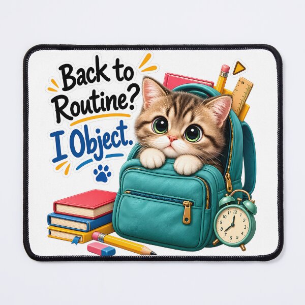 Item preview, Back to Routine? I Object. designed and sold by HoMya.