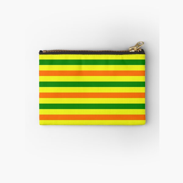 Item preview, Orange And Green Stripes Design Yellow  designed and sold by PatternTitan.