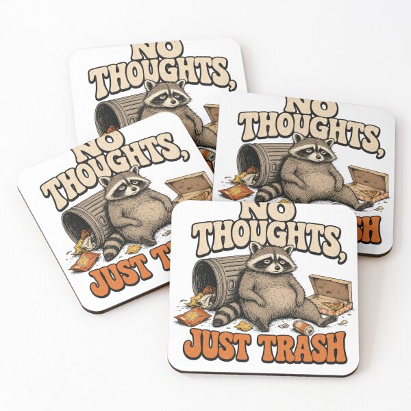 Item preview, Mapache basura Sin pensamientos Solo basura Meme divertido de mapache Diseño vintage designed and sold by ASMR10.