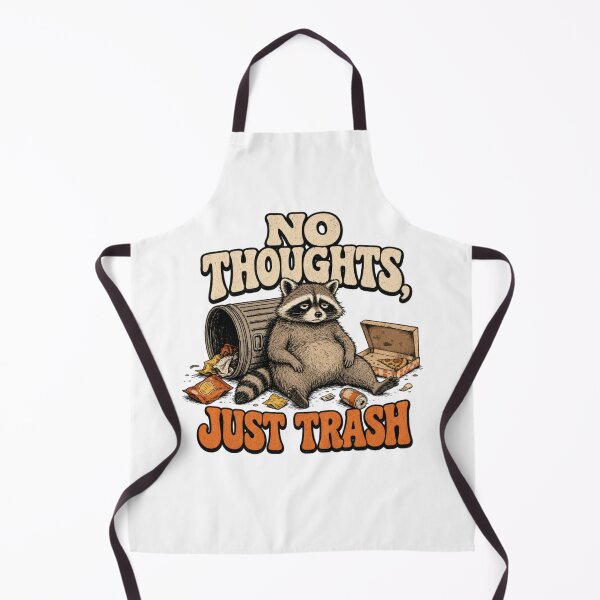 Item preview, Trash Panda No Thoughts Just Trash Funny Raccoon Meme Vintage Design designed and sold by ASMR10.