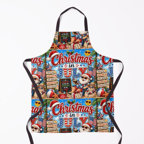 Item preview, Christmas in July – Red White Blue Holiday Cheer designed and sold by FindYouByZ.