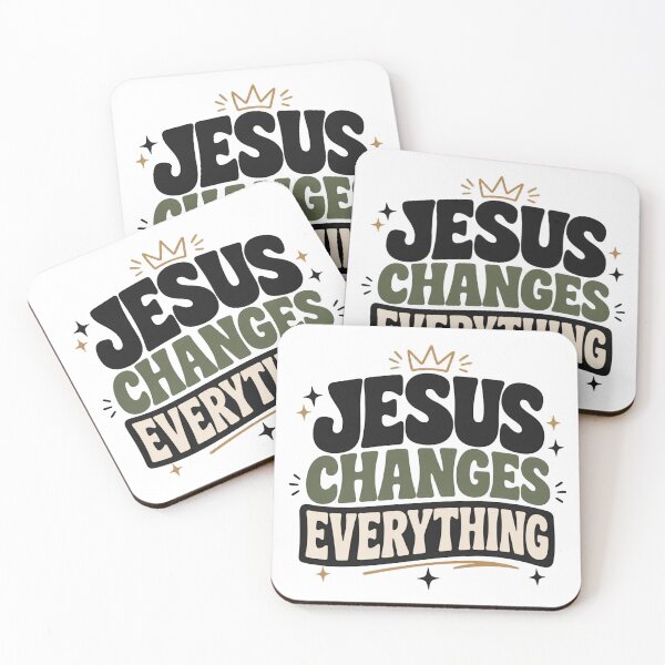 Item preview, Jesus Changes Everything Christian Shirt | Faith Typography Design designed and sold by Illustrated Faith.
