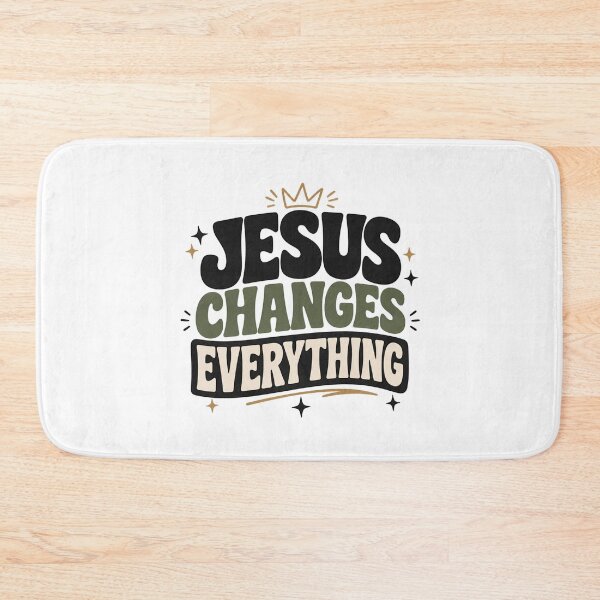 Item preview, Jesus Changes Everything Christian Shirt | Faith Typography Design designed and sold by Illustrated Faith.