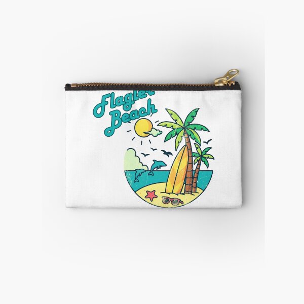 Item preview, Flagler Beach Florida Retro Badge Design | Surf & Sun Vacation Print designed and sold by DonnaRaine.