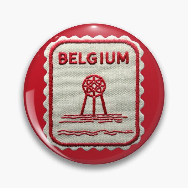Item preview, Belgium Travel Souvenir Patch Atomium Embroidered designed and sold by tiigerdad.