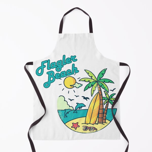 Item preview, Flagler Beach Florida Retro Badge Design | Surf & Sun Vacation Print designed and sold by DonnaRaine.