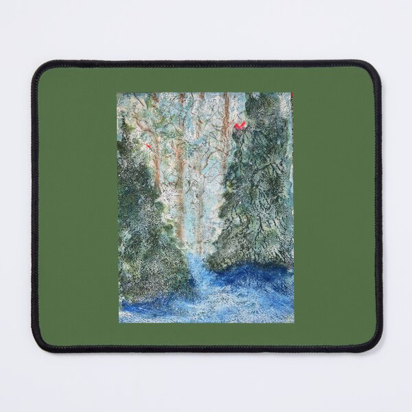 Item preview, “A Winters Walk In The Forest” In Mixed Media designed and sold by Kimberly Sells Studio.