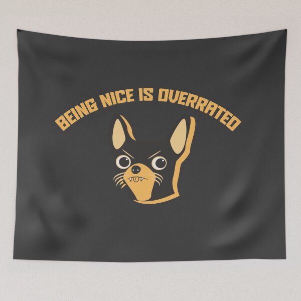 Item preview, Being Nice is Overrated Illustration designed and sold by beboplab.