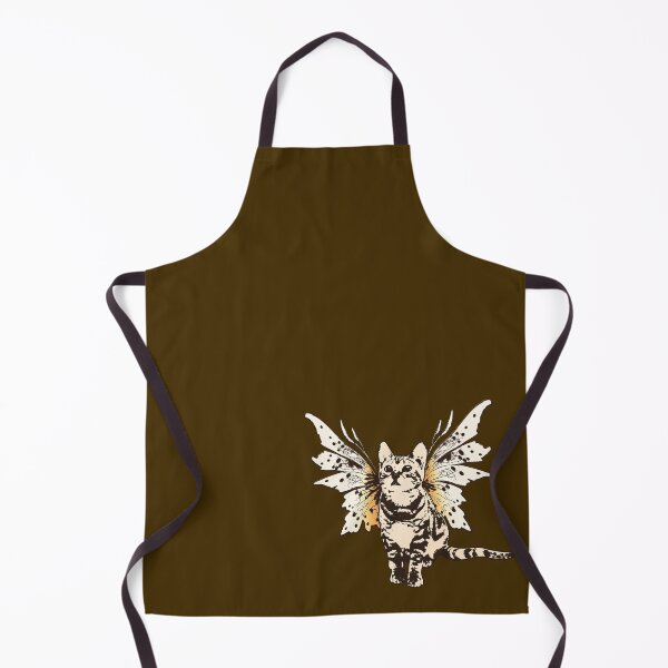 Item preview, Fairy Kitty - Sepia-Toned Cat with Butterfly Wings designed and sold by LittleMissTyne.