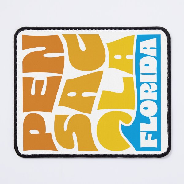 Item preview, Pensacola Stacked Design (Full-Color Wave) designed and sold by Justin Ellis.
