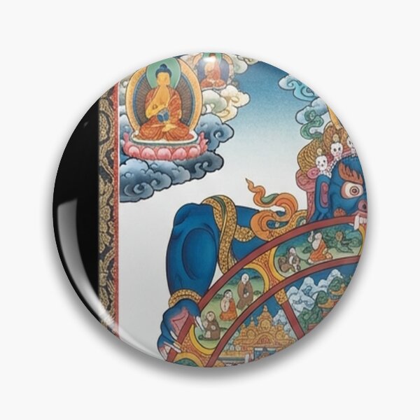 Item preview, Tibetan Buddhist Thangka - Wheel of life - designed and sold by karybaquetu10.
