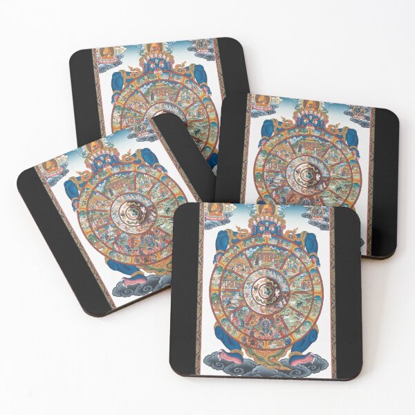 Item preview, Tibetan Buddhist Thangka - Wheel of life - designed and sold by karybaquetu10.