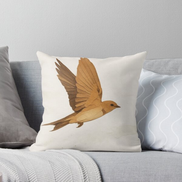 Item preview, Textured Papercut Bird Illustration designed and sold by BlueBerry45.