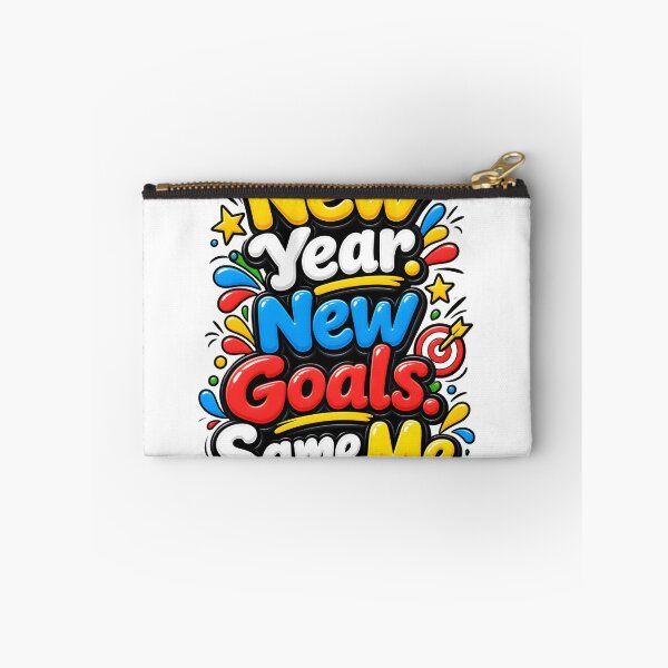 Item preview, New Year New Goals Same Me | Funny New Year Motivation Design designed and sold by FeelFreeStore.