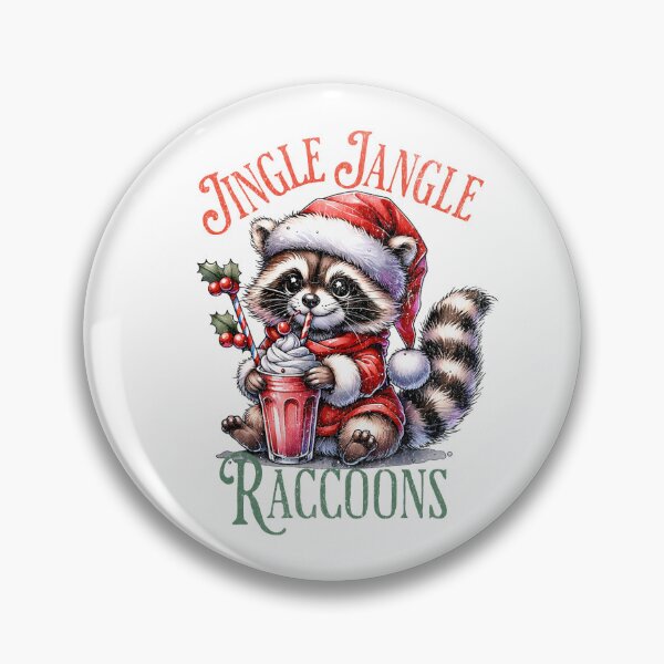 Item preview, Raccoon Christmas Jingle Jangle Funny Holiday Design designed and sold by FuzionRaptor.