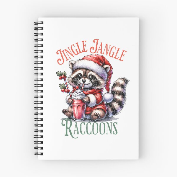 Item preview, Raccoon Christmas Jingle Jangle Funny Holiday Design designed and sold by FuzionRaptor.