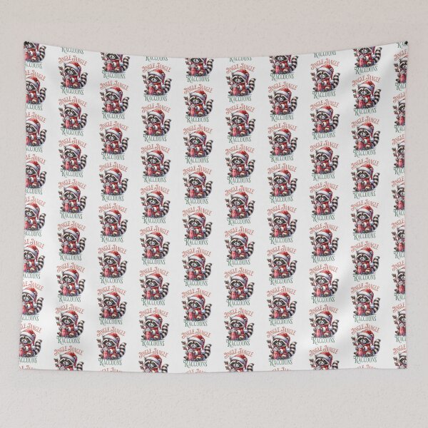 Item preview, Raccoon Christmas Jingle Jangle Funny Holiday Design designed and sold by FuzionRaptor.