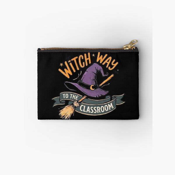 Item preview, Witch Way To The Classroom Halloween Design, Spooky School Magic, Cute Fall Classroom Art Halloween Design, Spooky School Magic, Cute Fall Classroom Art designed and sold by ByPawel.