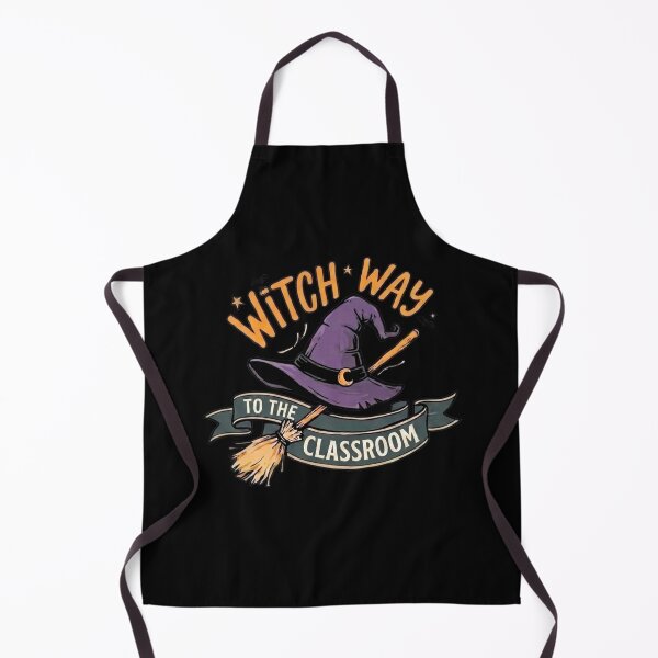 Item preview, Witch Way To The Classroom Halloween Design, Spooky School Magic, Cute Fall Classroom Art Halloween Design, Spooky School Magic, Cute Fall Classroom Art designed and sold by ByPawel.