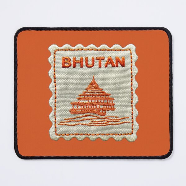 Item preview, Bhutan Travel Patch Dzong Monastery Embroidered designed and sold by tiigerdad.
